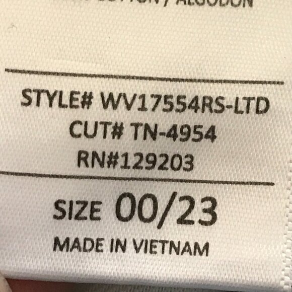 Cello Jean Women 00/23 Blue High Rise Distressed Destroyed Button Fly Preppy - Picture 13 of 14